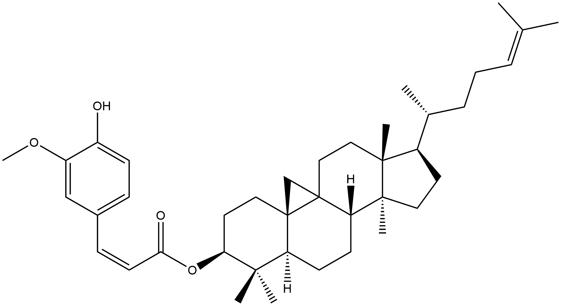 谷维素杂质3 结构式