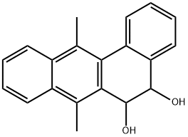 7,12-dimethylbenz(a)anthracene-5,6-dihydrodiol 结构式