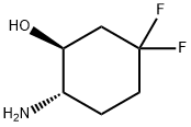 (1S,2S)-2-Amino-5,5-difluoro-cyclohexanol 结构式