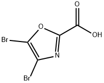 4,5-Dibromo-2-oxazolecarboxylic acid 结构式