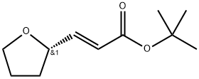 (S,E)-3-(四氢呋喃-2-基)丙烯酸叔丁酯 结构式