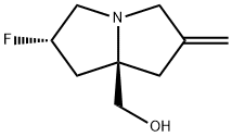 ((2S,7AR)-2-氟-6-亚甲基四氢1H-吡咯嗪-7A(5H)-基)甲醇 结构式