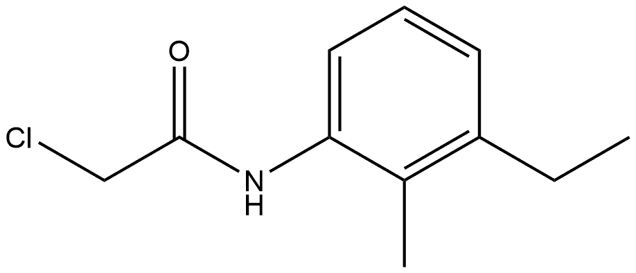 2-Chloro-N-(3-ethyl-2-methylphenyl)acetamide 结构式