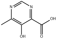 5-羟基-6-甲基嘧啶-4-羧酸 结构式