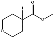 4-碘四氢-2H-吡喃-4-甲酸甲酯 结构式