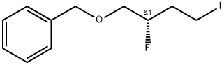 (S)-(2-氟-4-碘丁氧基)甲基)苯 结构式