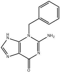 2-Amino-3-benzyl-3H-purin-6(7H)-one 结构式