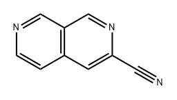 2,7-萘吡啶-3-腈 结构式