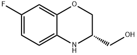 2H-1,4-苯并噁嗪-3-甲醇,7-氟-3,4-二氢,(3S)- 结构式