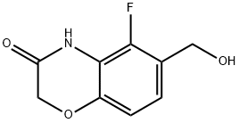 5-氟-6-(羟甲基)-2H-苯并[B][1,4]噁嗪-3(4H)-酮 结构式
