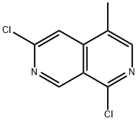 1,6-二氯-4-甲基-2,7-萘啶 结构式