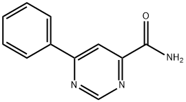4-Pyrimidinecarboxamide, 6-phenyl- 结构式