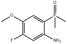 2-(二甲基亚膦基)-5-氟-4-甲氧基苯胺- 结构式
