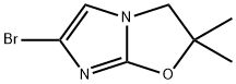 6-溴-2,2-二甲基-2,3-二氢咪唑并[2,1-B]唑 结构式