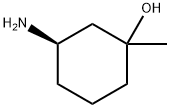 3-氨基-1-甲基环己醇(3R)- 结构式