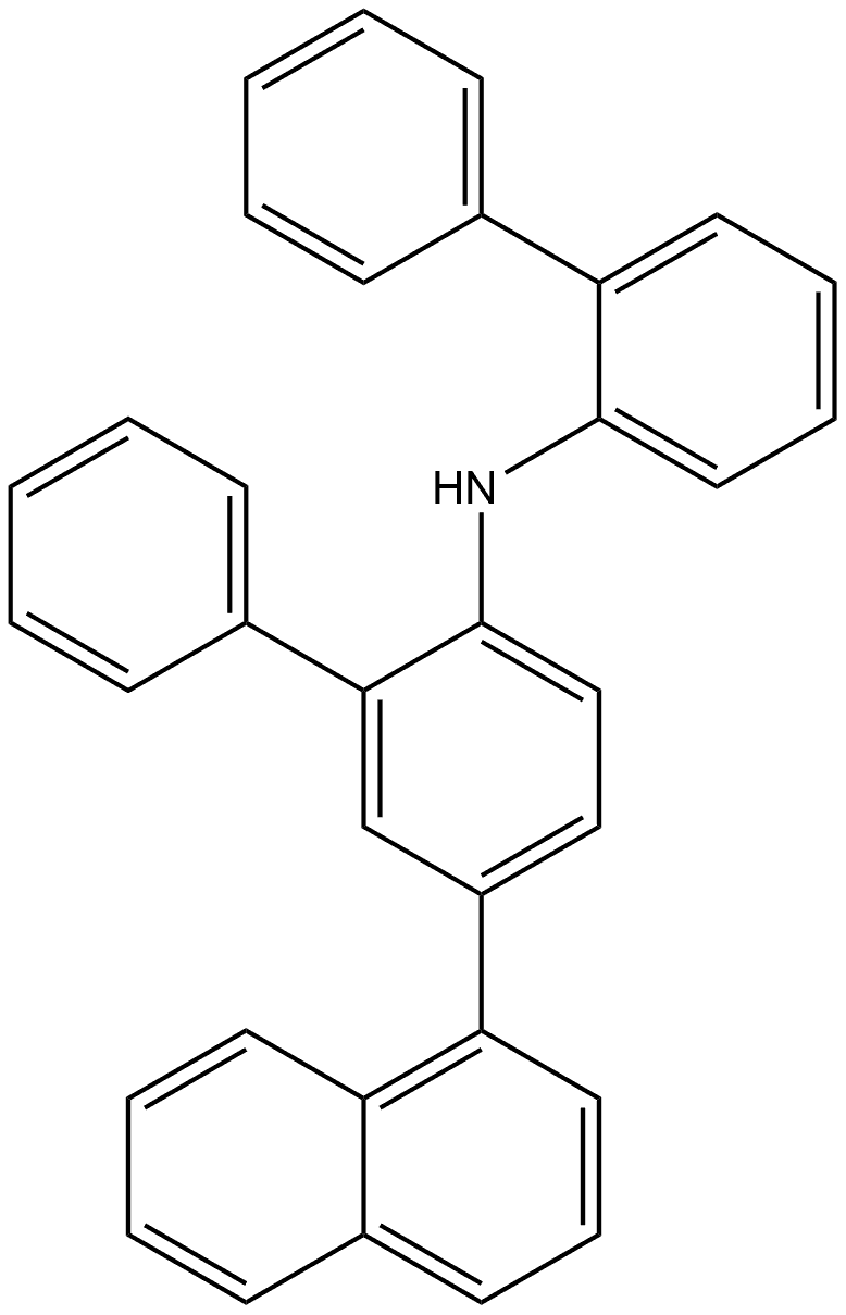 N-([1,1'-联苯-2-基)-5-(1-萘基)-[联苯]-2-胺 结构式