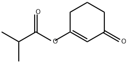 Propanoic acid, 2-methyl-, 3-oxo-1-cyclohexen-1-yl ester 结构式