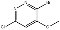 3-溴-6-氯-4-甲氧基哒嗪 结构式