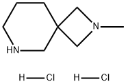2-甲基-2,6-二氮杂螺[3.5]壬烷二盐酸盐 结构式