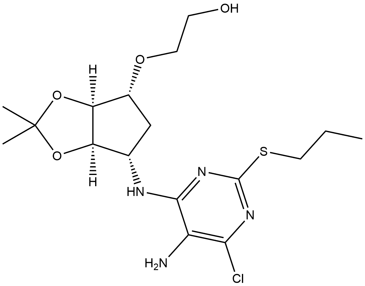 替格瑞洛杂质34 结构式