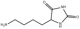 2,4-Imidazolidinedione, 5-(4-aminobutyl)- 结构式