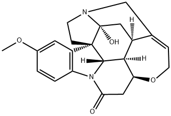 16-Hydroxy-2-methoxystrychnidin-10-one 结构式