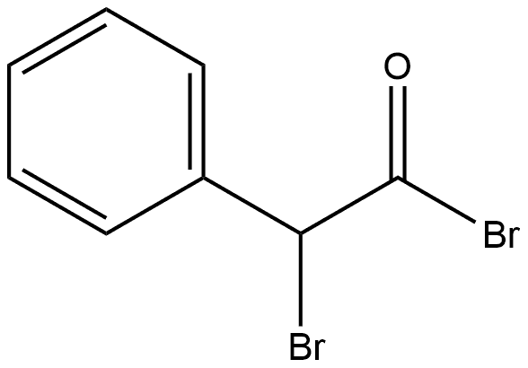 Benzeneacetyl bromide, α-bromo- 结构式