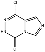 1-氯咪唑并[1,5-D][1,2,4]三嗪-4(3H)-酮 结构式