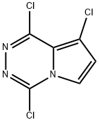 1,4,8-三氯吡咯并[1,2-D][1,2,4]三嗪 结构式