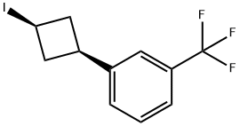 1-((1S,3S)-3-碘环丁基)-3-(三氟甲基)苯 结构式