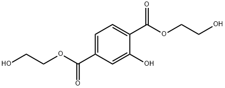 2-羟基对苯二甲酸二(2-羟乙基)酯 结构式