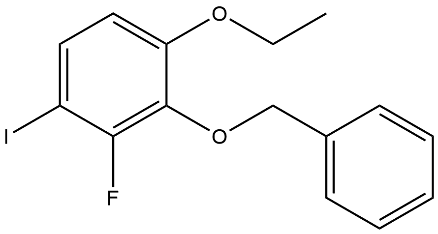 2-(Benzyloxy)-1-ethoxy-3-fluoro-4-iodobenzene 结构式