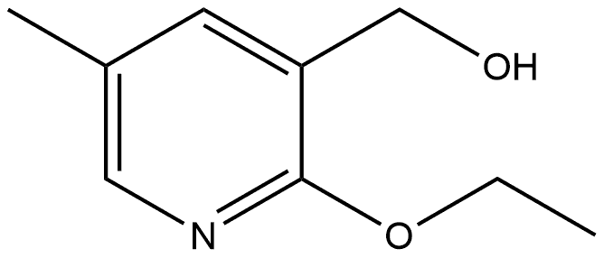 (2-ethoxy-5-methylpyridin-3-yl)methanol 结构式