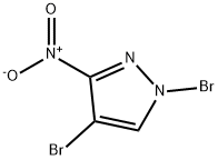 1,4-二溴-3-硝基-1H吡唑 结构式