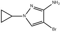 4-溴-1-环丙基-1H-吡唑-3-胺 结构式