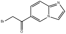 2-溴-1-(咪唑并[1,2-A]吡啶-6-基)乙烷-1-酮 结构式