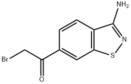 1-(3-氨基苯并[D]异噻唑-6-基)-2-溴乙烷-1-酮 结构式