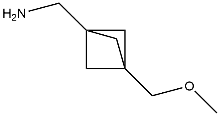 Bicyclo[1.1.1]pentane-1-methanamine, 3-(methoxymethyl)- 结构式