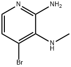 4-溴-N3-甲基吡啶-2,3-二胺 结构式