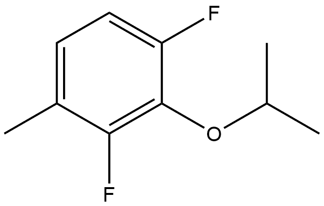 1,3-difluoro-2-isopropoxy-4-methylbenzene 结构式