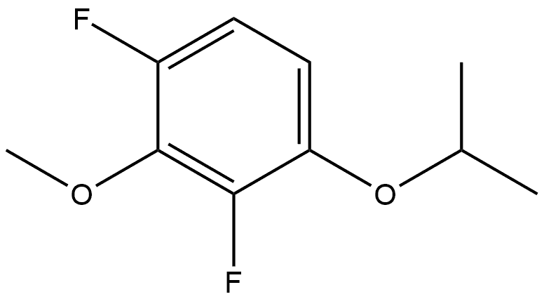 1,3-difluoro-4-isopropoxy-2-methoxybenzene 结构式