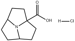 八氢-4AH-吡咯并[2,1,5-CD]吡咯烷-4-甲酸盐酸盐 结构式