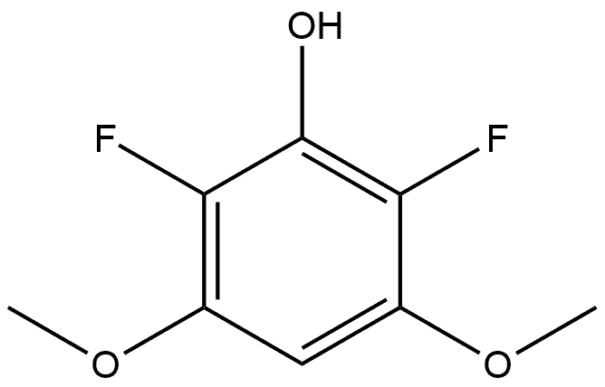 2,6-二氟-3,5-二甲氧基苯酚 结构式
