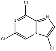 Imidazo[1,2-a]pyrazine, 3,6,8-trichloro- 结构式