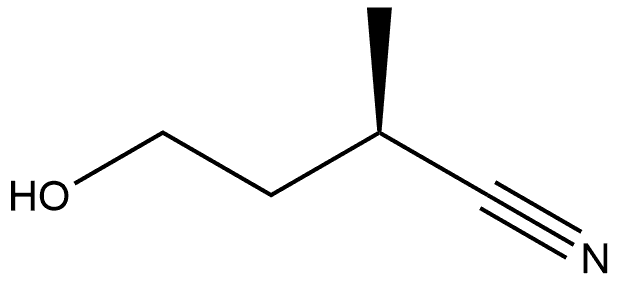 (R)-4-羟基-2-甲基丁腈 结构式