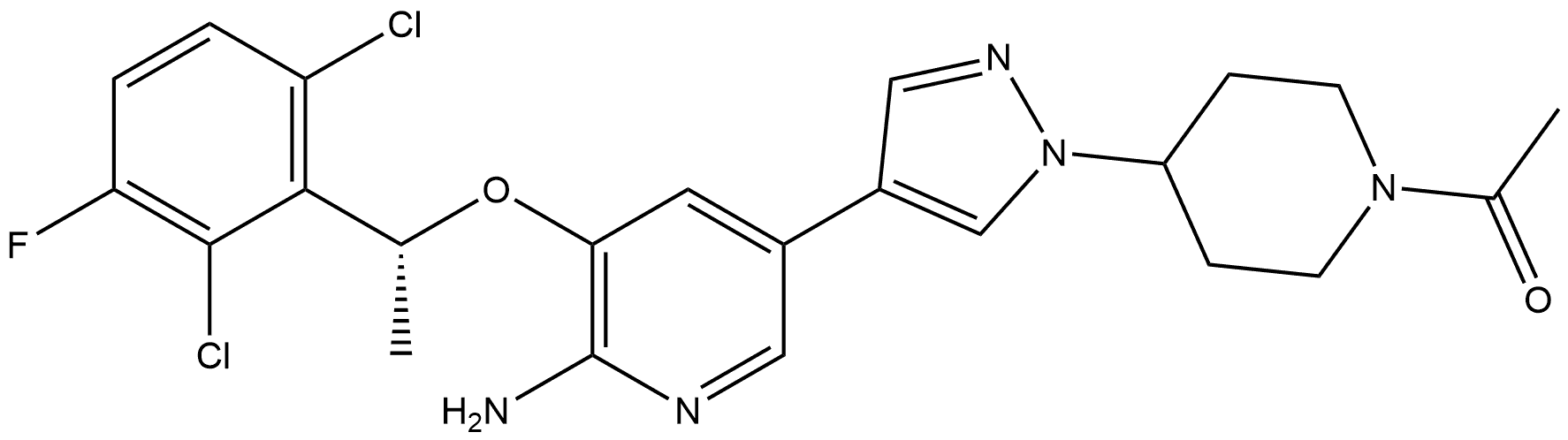 克唑替尼杂质37 结构式