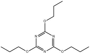 1,3,5-Triazine, 2,4,6-tripropoxy- 结构式