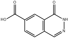 4-oxo-3,4-dihydrophthalazine-6-carboxylic acid 结构式