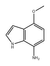 1H-Indol-7-amine, 4-methoxy- 结构式