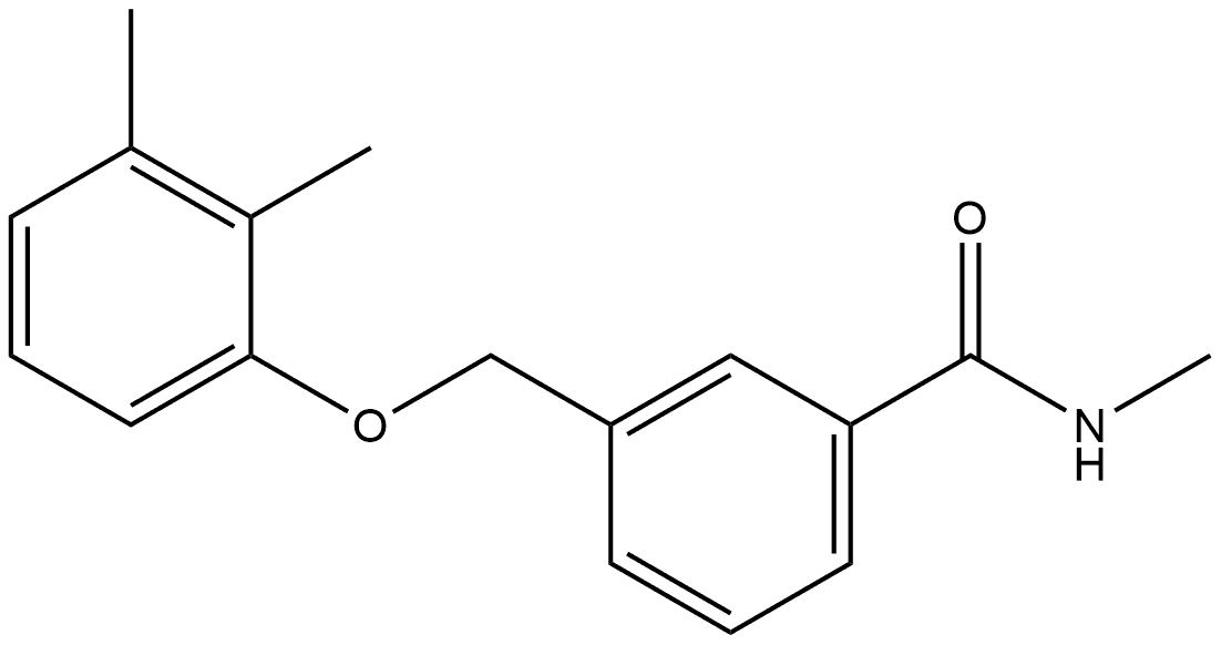 Benzamide, 3-[(2,3-dimethylphenoxy)methyl]-N-methyl- 结构式